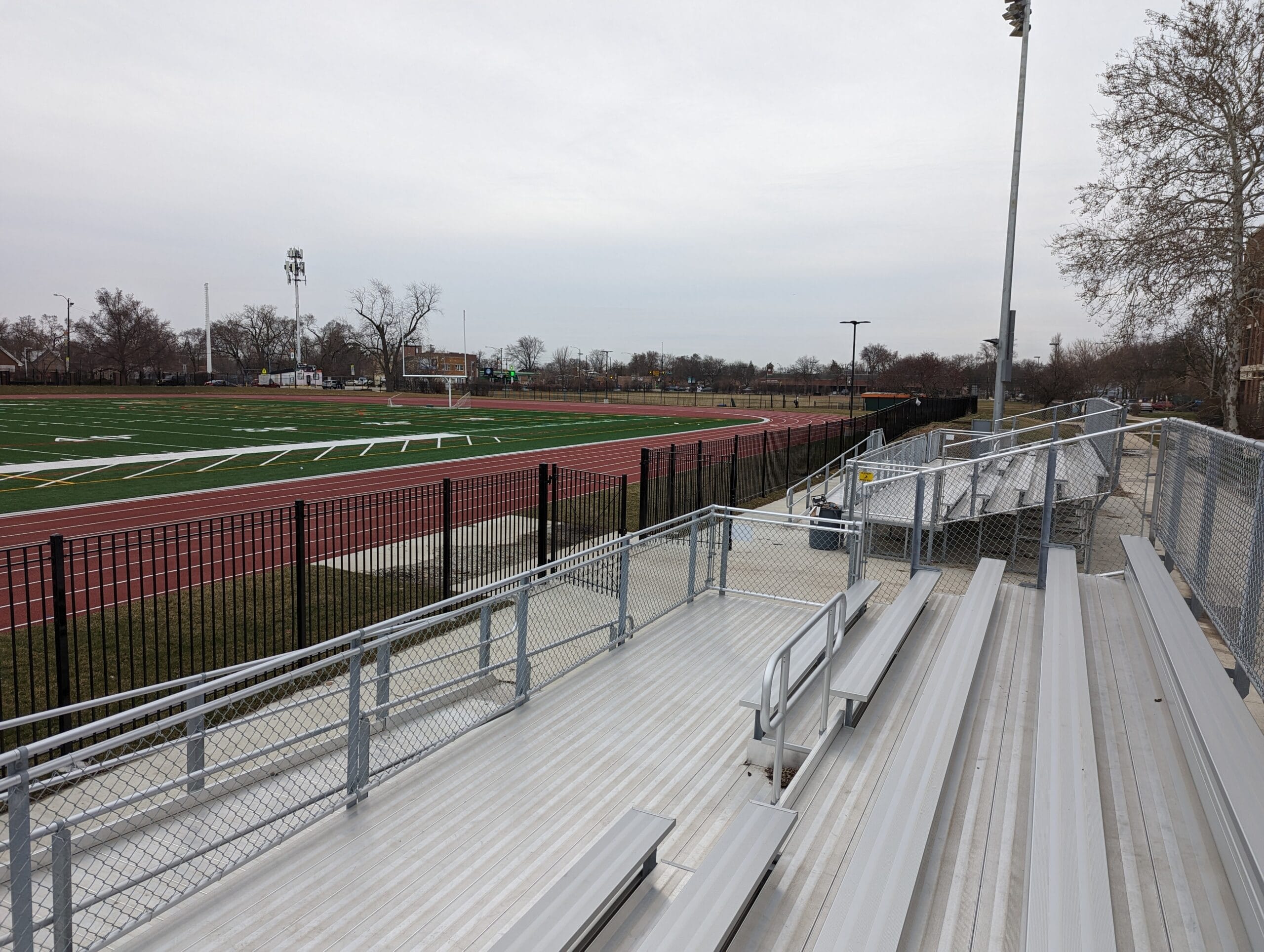 MORGAN PARK EMPTY sports stands | Bobby Cameron for the Chicago Crusader